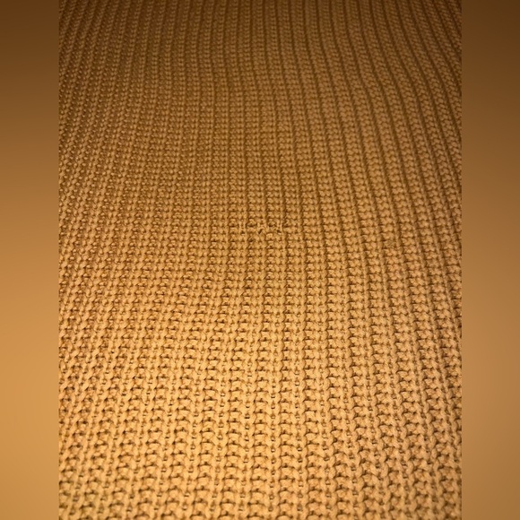 {Jenni Kayne Cotton Cabin Knit Pullover Sweater Mustard Golden Yellow X-Small XS - Picture 2 of 9